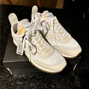 Rag & Bone cream retro runner sneakers 
New with box & tags
Sells for 245
Size 8